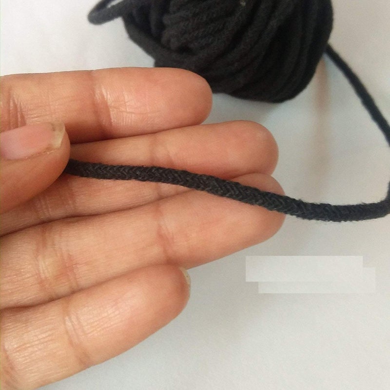 YADNESH Black Cotton Thread(1 mm Thick)-Kala DHAGA- Nazar String-Kalwa RAKSHA Sutra-Evil Eye Protection THREAD-30 Meters (Black Cotton) - Image 3